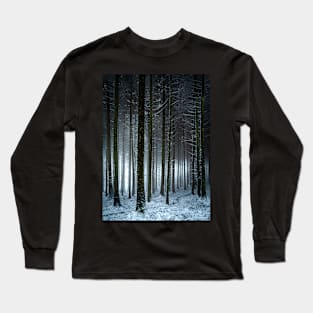 Snowy Forest in the Fog Long Sleeve T-Shirt